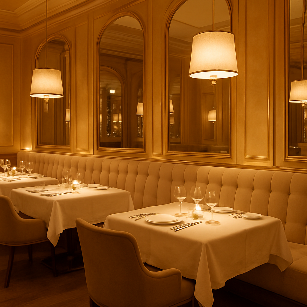 Elegant restaurant interior